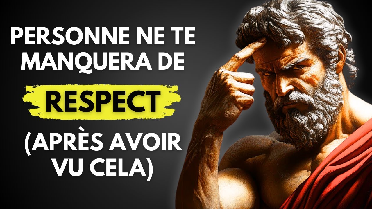 COMMENT IMPOSER LE RESPECT AVEC UN SEUL TRUC PSYCHOLOGIQUE | 8 LEÇONS DE STOÏCISME