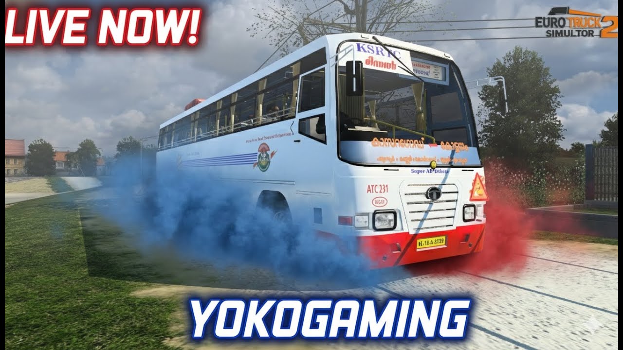 KERALA TOURIST BUS | LOGITECH G29 |    YOKOGAMING |  #eurotrucksimulator2
