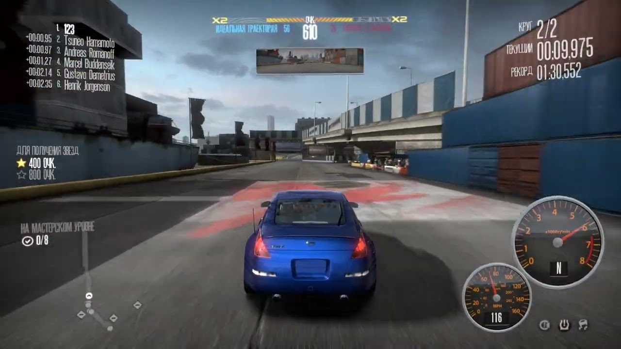 Need for Speed  Shift  1 уровень  11 Manufacturer Competition  2  350Z Tokyo Curcuit  2 попытка