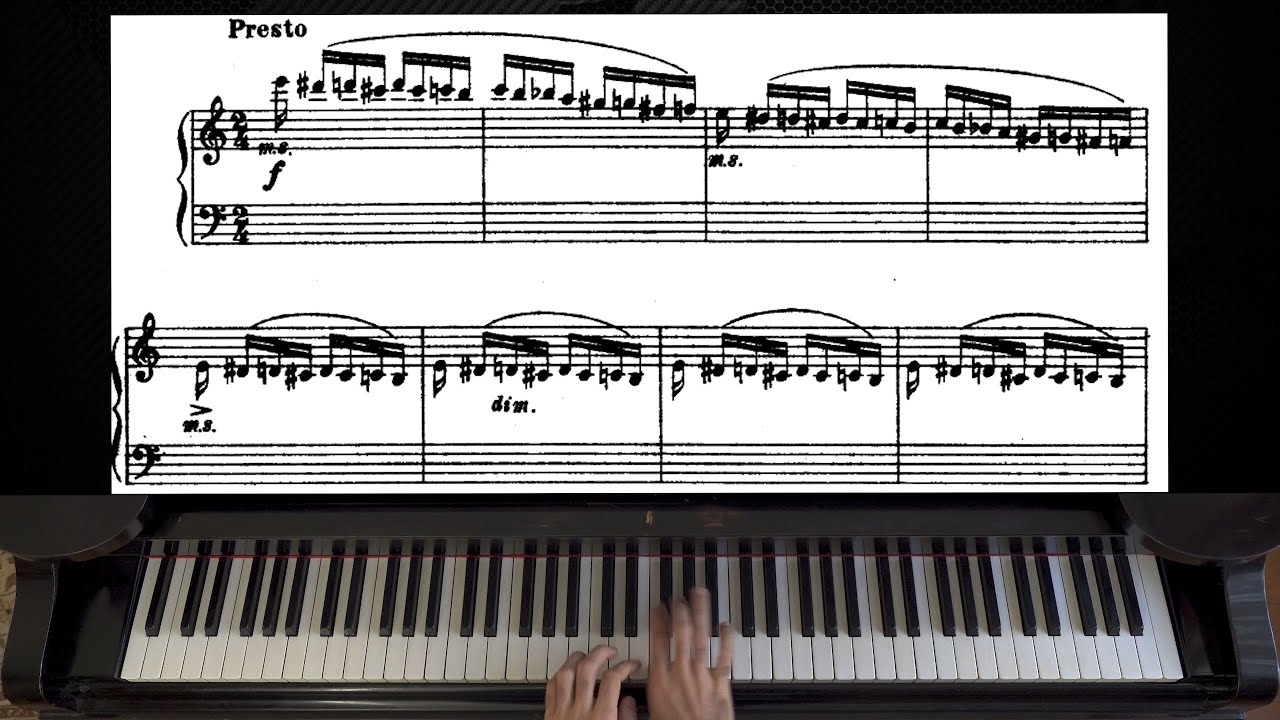 Flight of the Bumblebee by Rimsky-Korsakov | Piano with Sheet Music