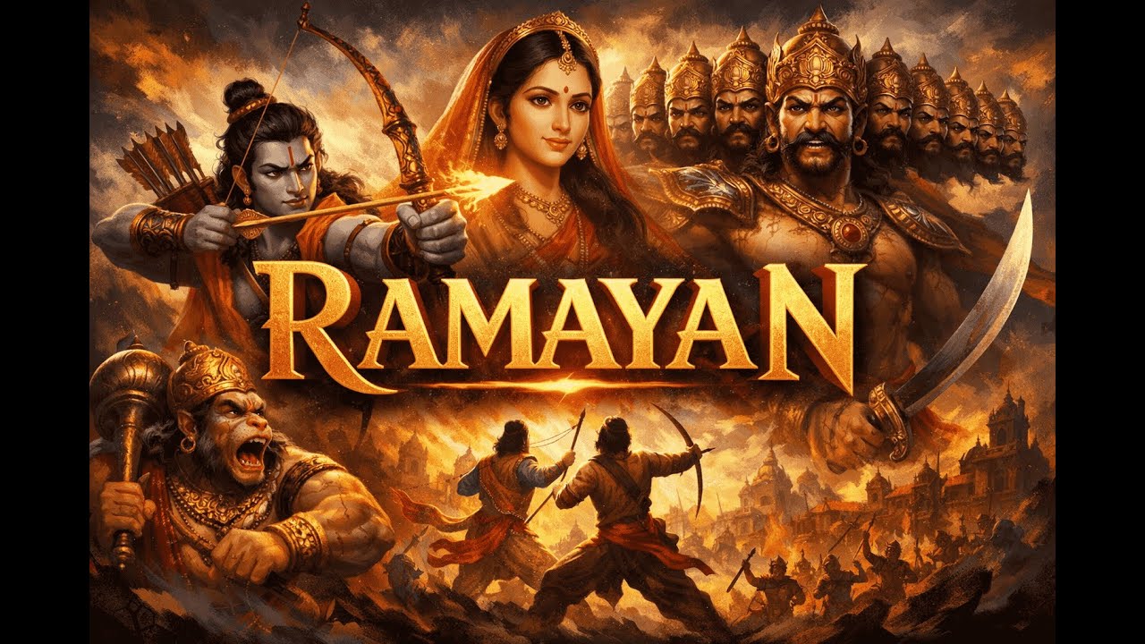 Ram Setu to Lanka – Epic Ramayan Cinematic AI Animation 🚩