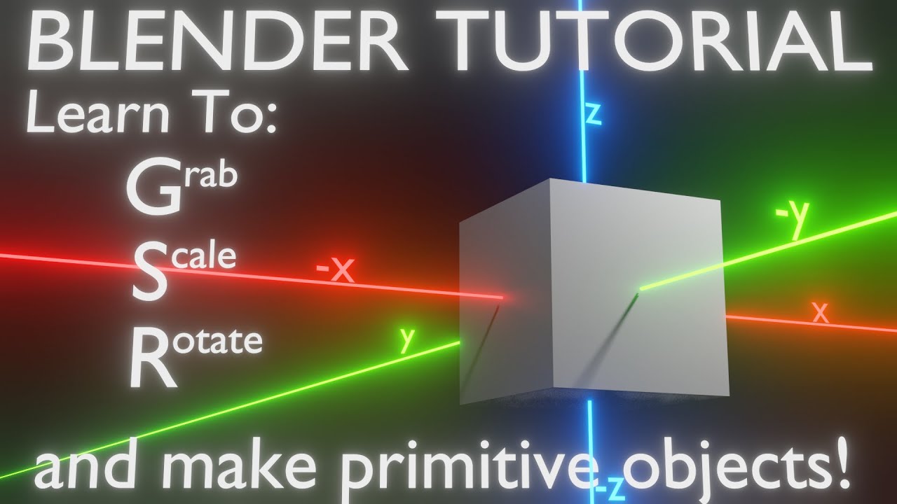 Blender 3D- The Basics First-- Introduction