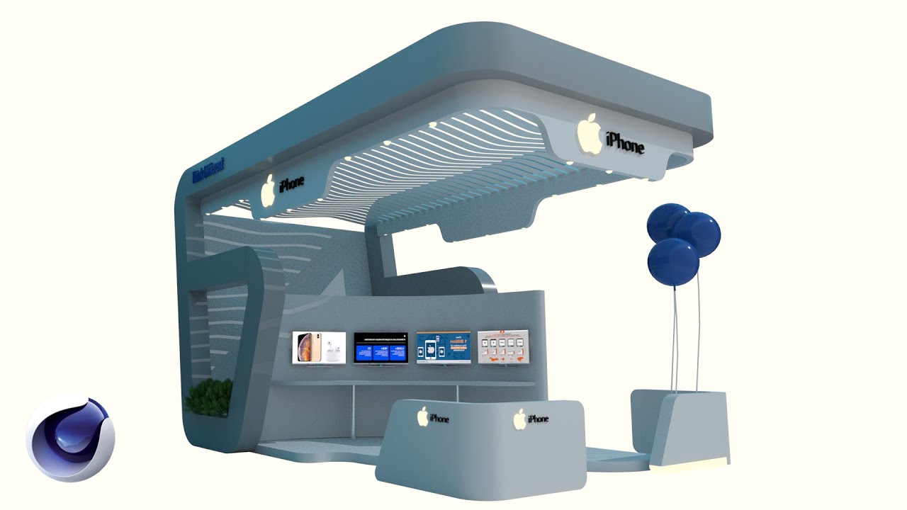 Model an Exhibition Stand Tutorial (Cinema 4d)