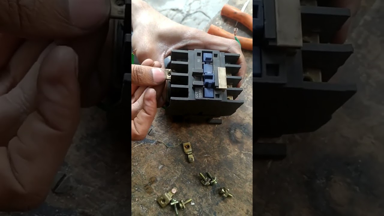Contactor Repair ! Tricks for Repair Faulty Panel's Contactor #shorts #electrical #technology