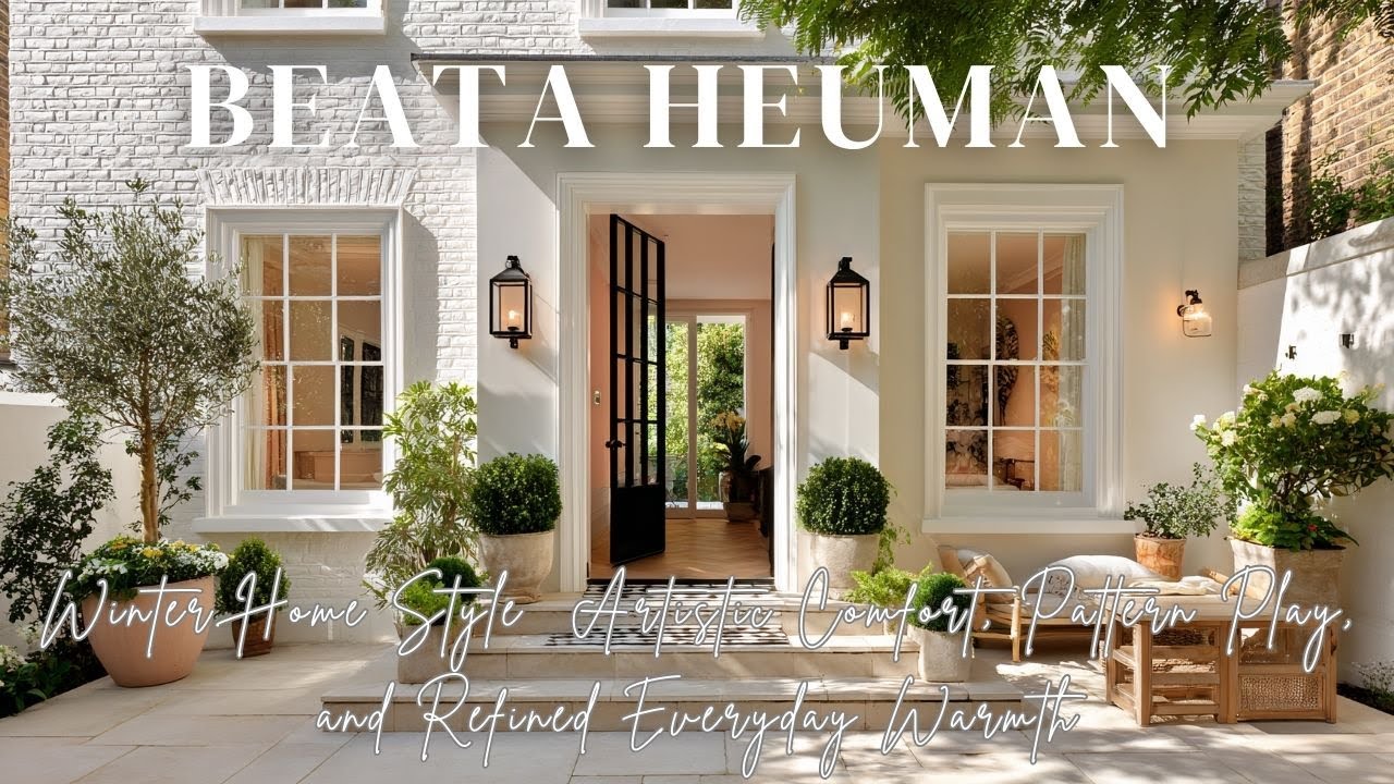 Beata Heuman Winter Home Style  Artistic Comfort, Pattern Play, and Refined Everyday Warmth