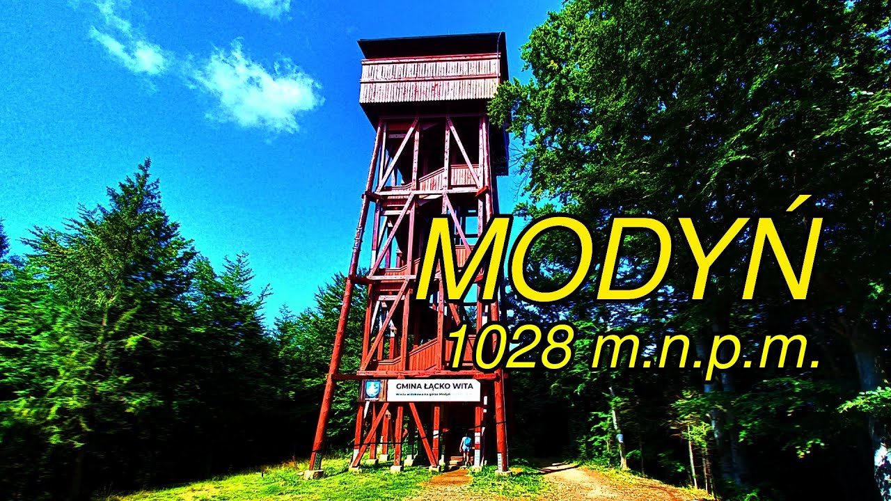 Modyń - Patryja - G&oacute;ra Zakochanych -z Przełęczy Cisowy Dział