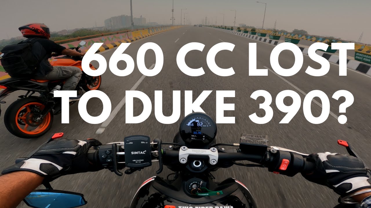 What Happens When You Put the Triumph Trident 660 Against the KTM duke 390?