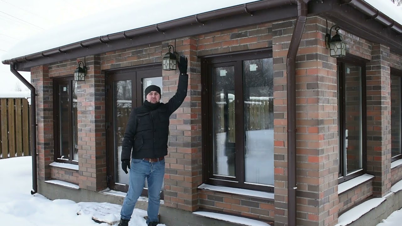 Круглогодичная беседка из кирпича от компании Печная Артель.