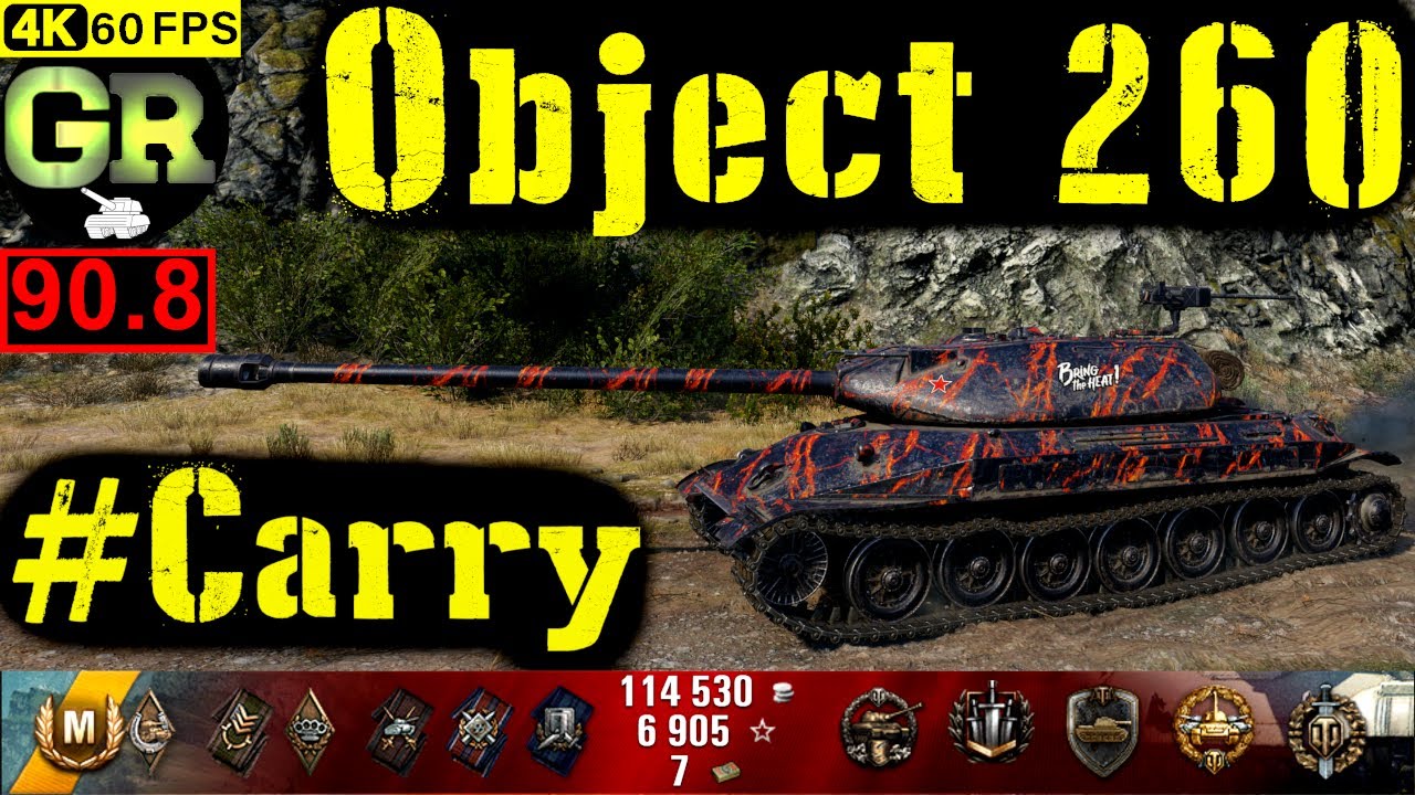 World of Tanks Object 260 WoT Replay - 7 Kills 9.2K DMG(Patch 1.5.0)