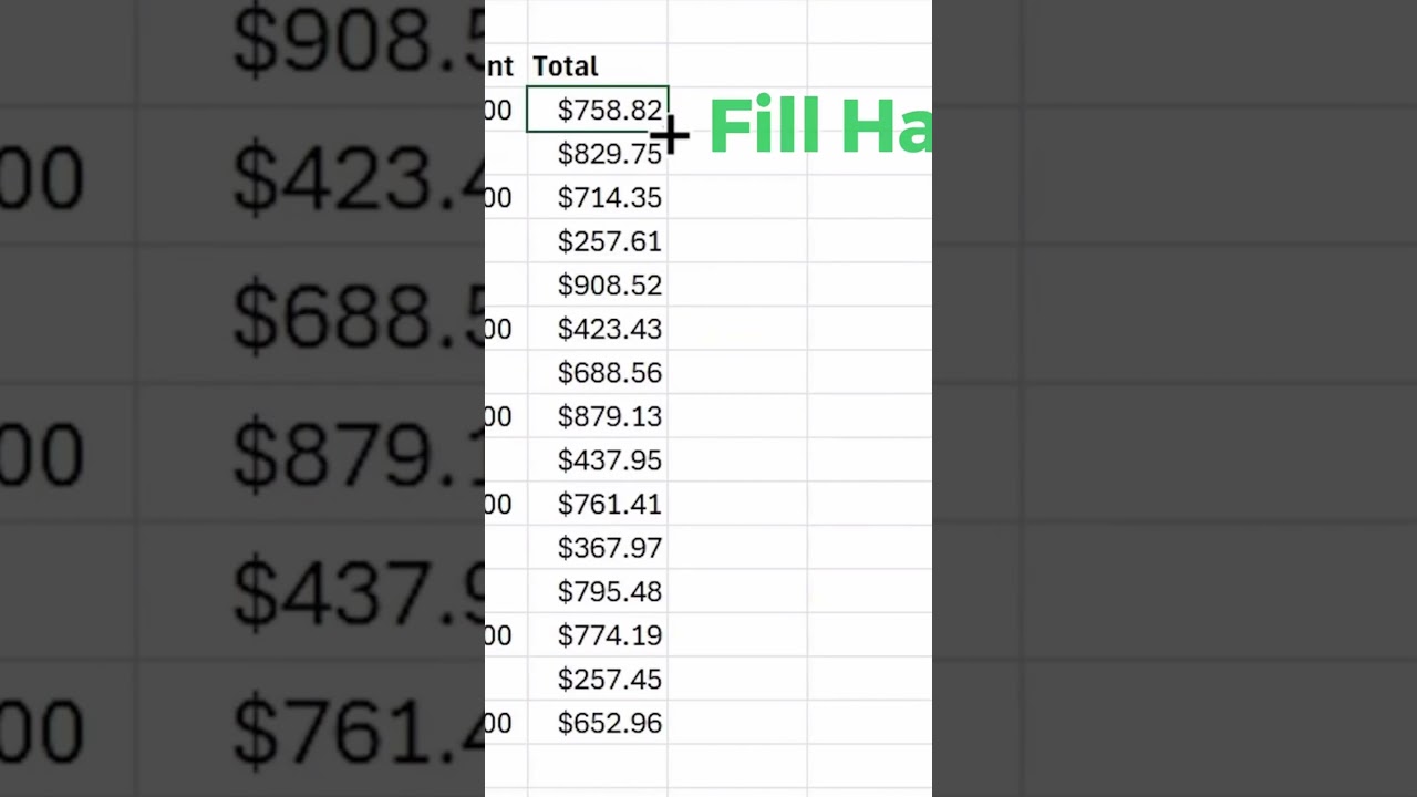 Excel Fill Handle | Master Autofill to Save Time & Boost Productivity!