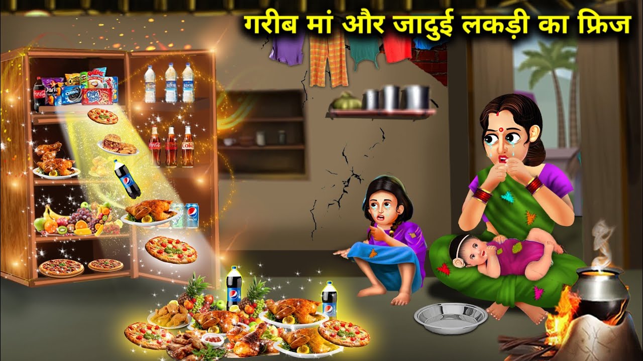 गरीब मां और जादुई लकड़ी का फ्रिज | GARIB MAN AUR JAADUI LAKADI KA FRIDGE | Abundance Sas Bahoo TV