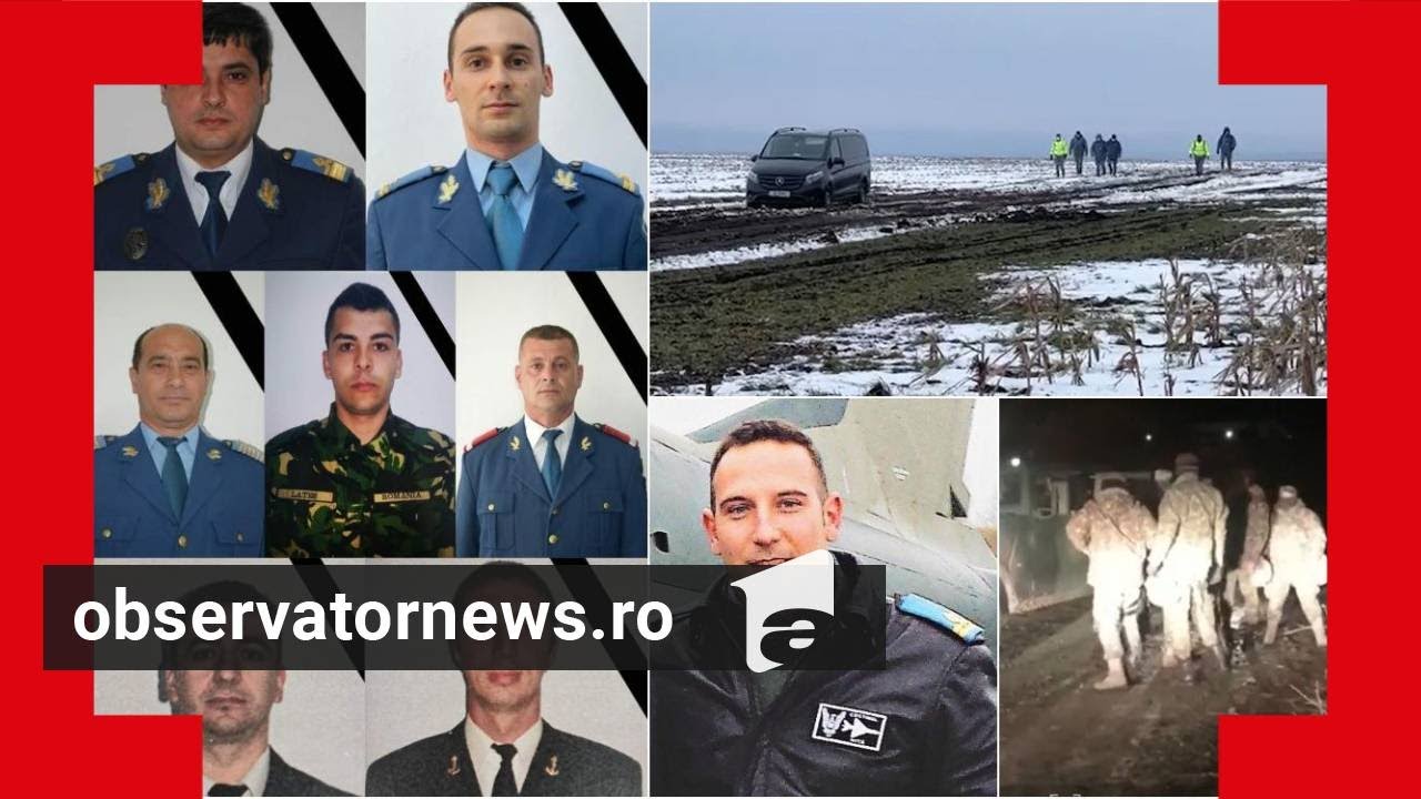 Dublă catastrofă aviatică în România: 8 militari au murit