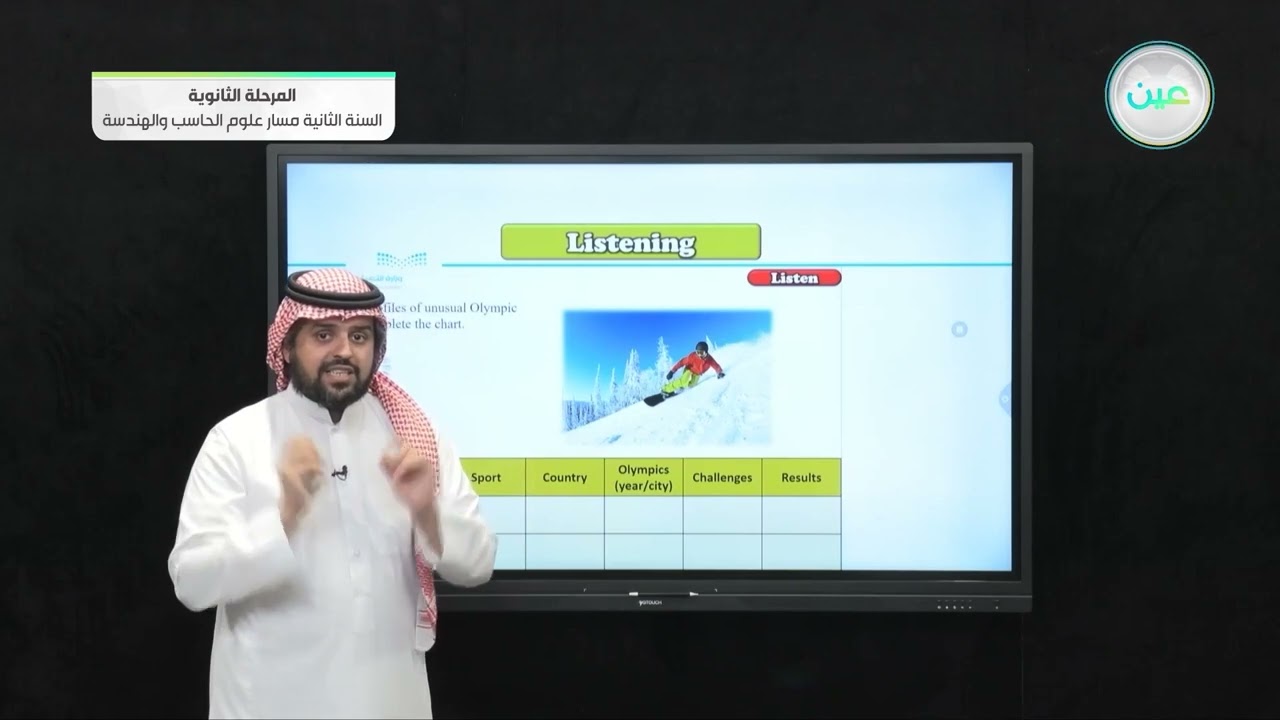 U4: Listening Pronunciation & - اللغة الإنجليزية 2 - مسار علوم الحاسب والهندسة - السنة الثانية