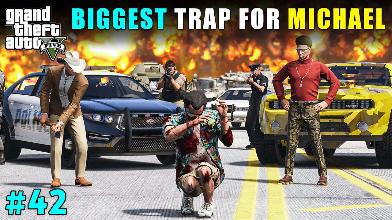 THEY TRAPPED MICHAEL! | GTA V GAMEPLAY #42