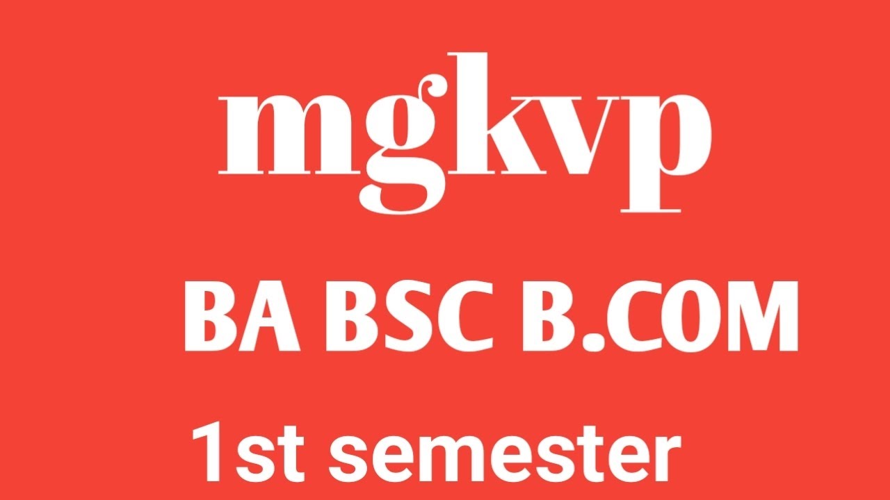 mgkvp result BA BSC B.COM #mgkvpresult2022  
