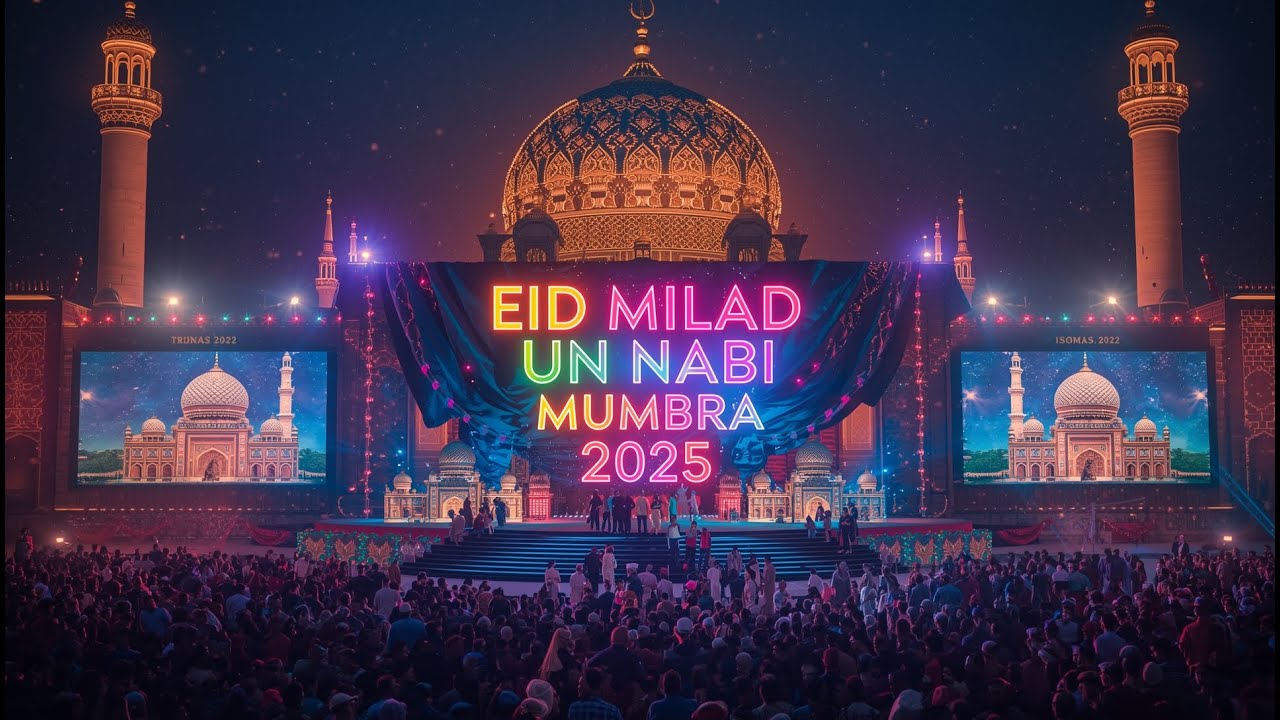 Eid Milad-un-Nabi#1500 Mumbra Grand Celebration & Juloos Mubarak 2025 / Celebration & Islamic Juloos