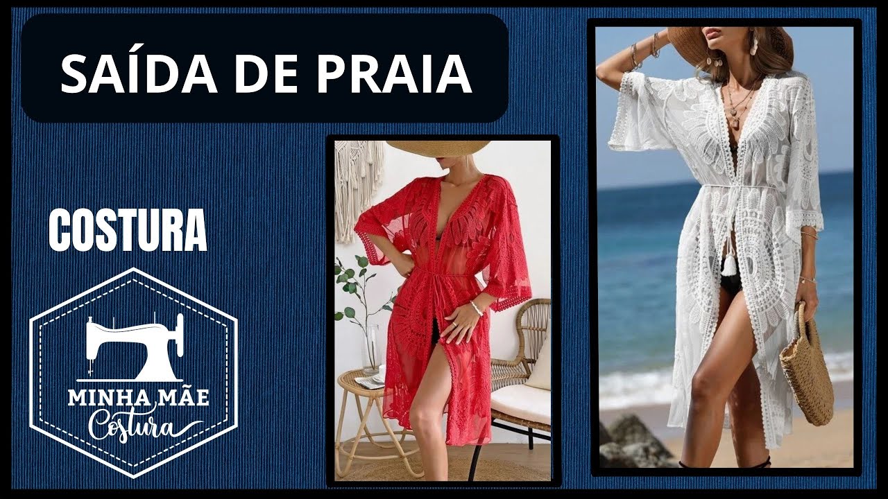 SAÍDA DE PRAIA - PASSO A PASSO DA COSTURA