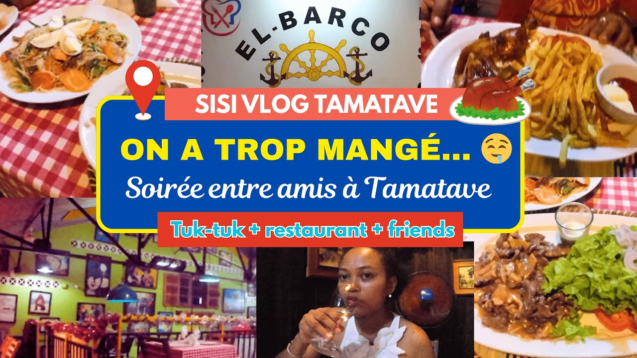 VLOG Décembre à Tamatave : Balade en Tuktuk, Soirée entre amis à La Terrasse El Barco Toamasina