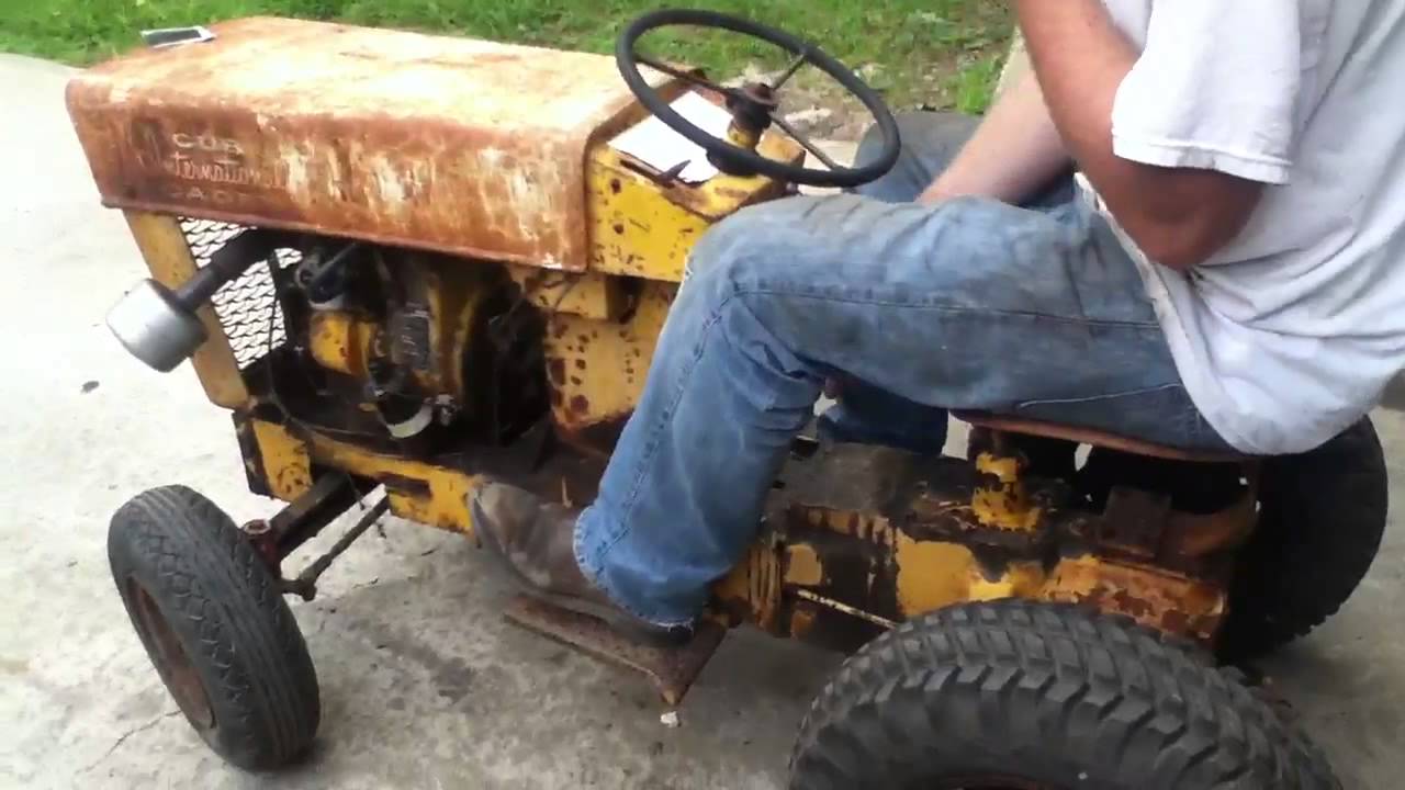 My 1962 Cub Cadet Original Start and Drive
