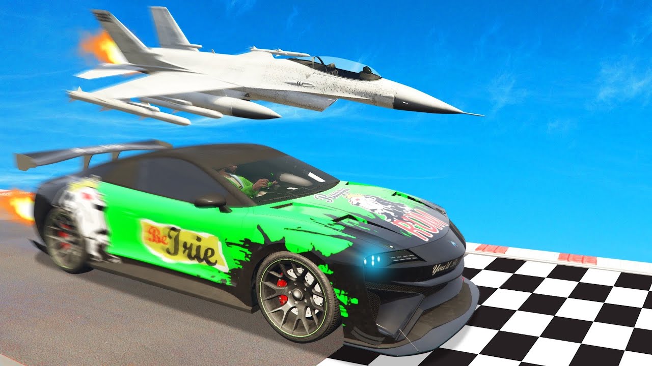 *НОВИНКА* GTA 5 СУПЕРКАР против САМОГО БЫСТРОГО САМОЛЕТА! (DLC)