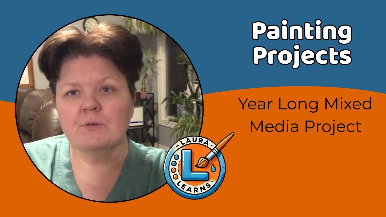 Mixed Media Tree Project - A Year of Reflection
