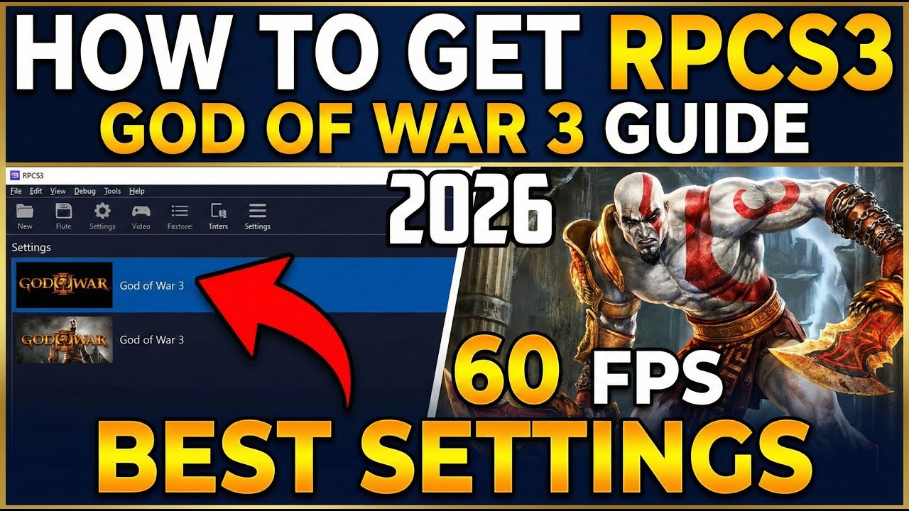 How to Play God of War 3 at 60 FPS on PC (RPCS3 Best Settings 2026)