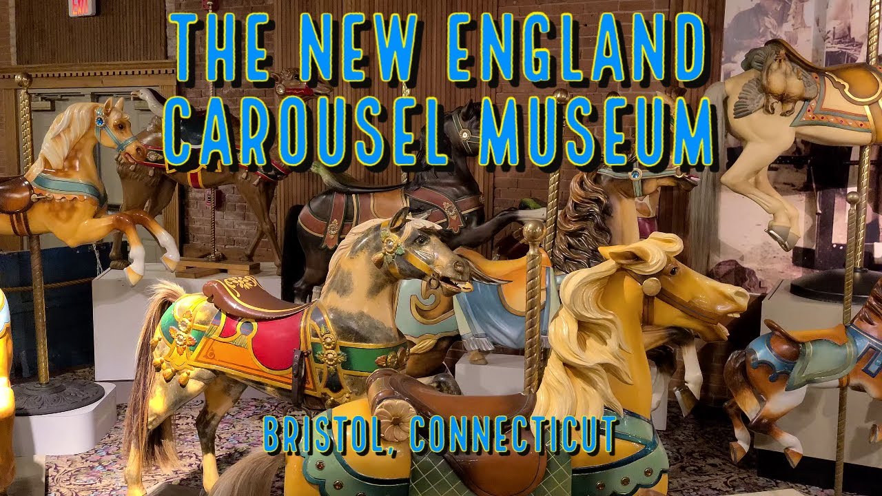 A Merry Go Round at the New England Carousel Museum, Bristol, Connecticut. Full Walkthrough!