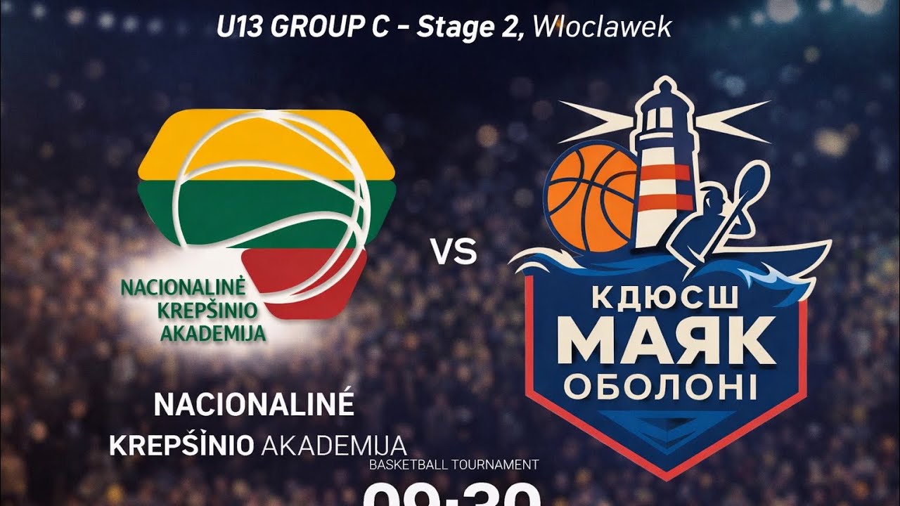 EYBL 25/26 U13. Stage 2. Mayak Oboloni (Ukraine)  - NKA (Lithuania)