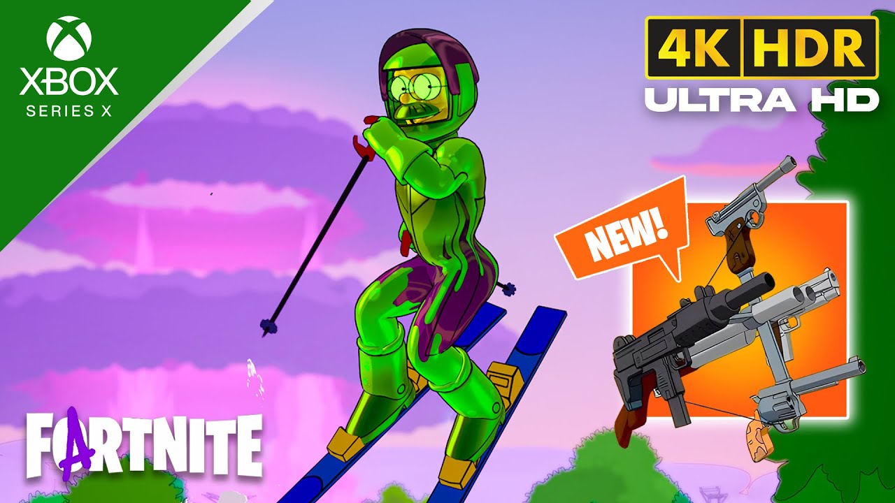 Fortnite (XBOX SERIES X) 4K 120FPS HDR Gameplay | Skin Ned Flanders (The Simpsons)