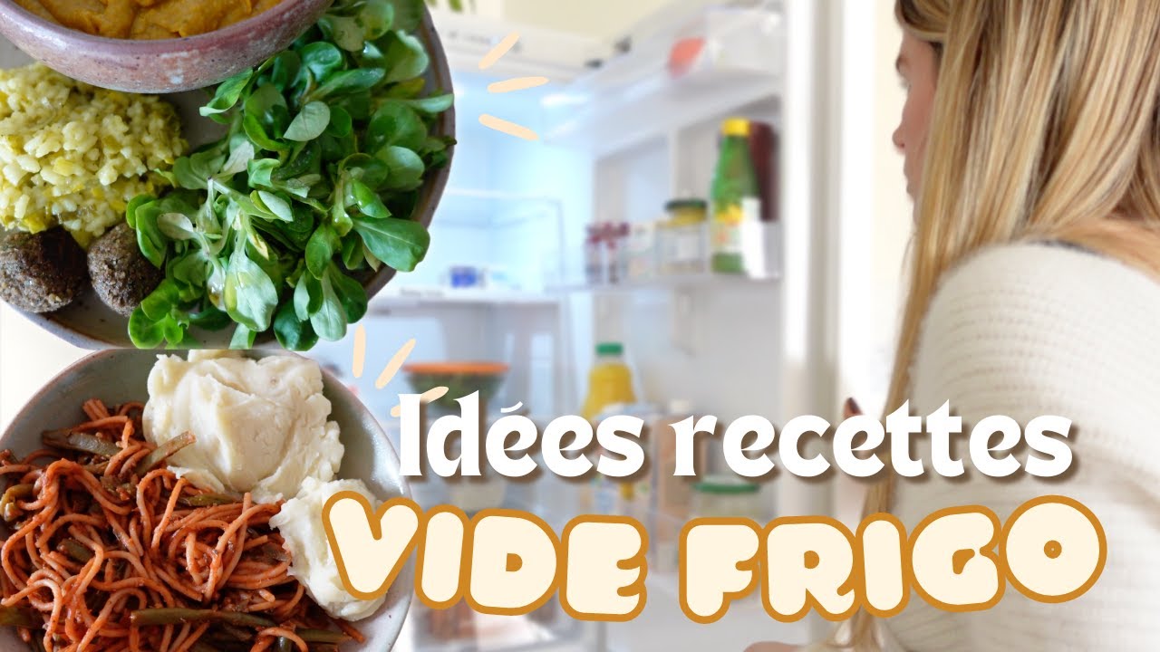 Inspiration recettes végétariennes 🥗 | Je vide mes placards ! ✨