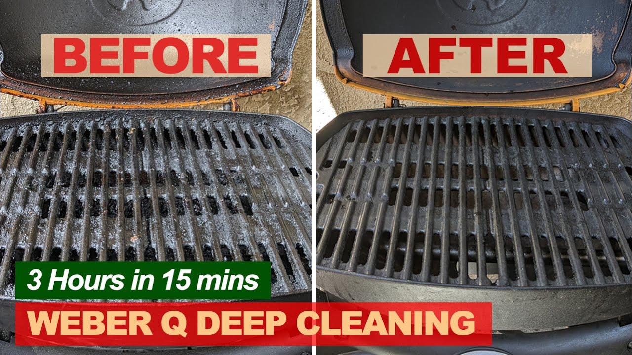 How To Clean Your Weber Q 1200 To Prevent Grease Fires