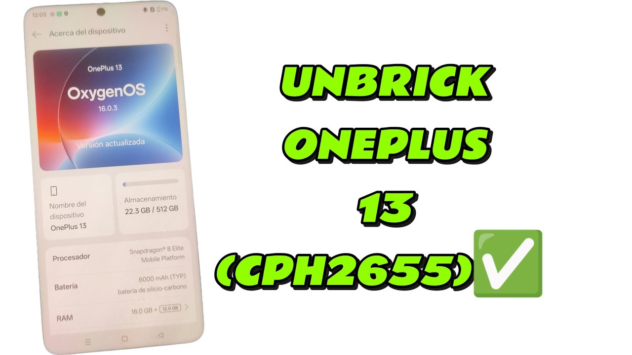 UNBRICK ONEPLUS 13 (CPH2655) FROM DEADBOOT🆗✅ONEPLUS 13 STUCK ON EDL FIX🔥