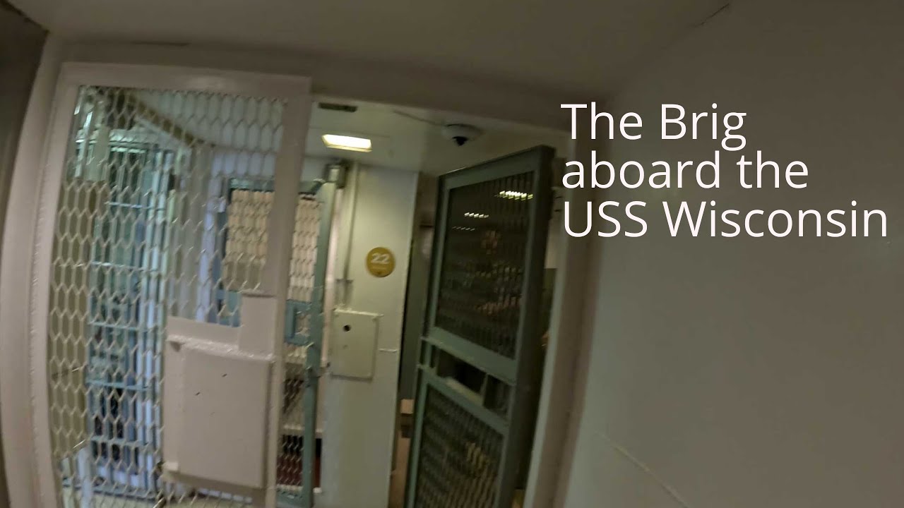 The Brig aboard the USS Wisconsin