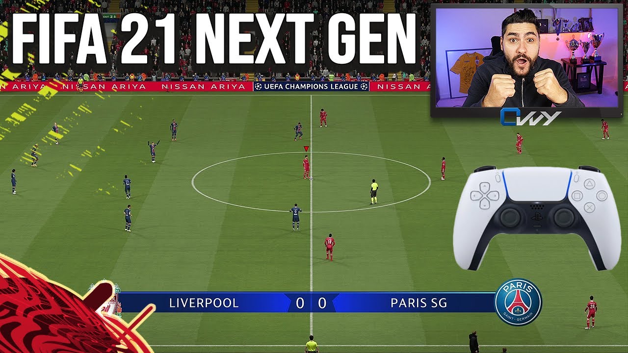 JUCAM NOUL FIFA 21 NEXT GEN PE PS5! GRAFICA SENZATONALA SI GAMEPLAY DE PARCA ESTI TU PE TEREN!!