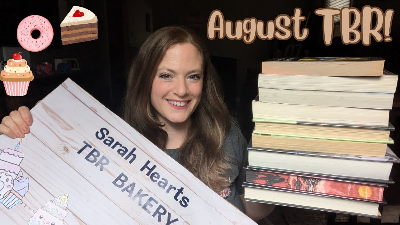 August TBR Bakery 🧁 My TBR game has more faith in my ability to read than I do