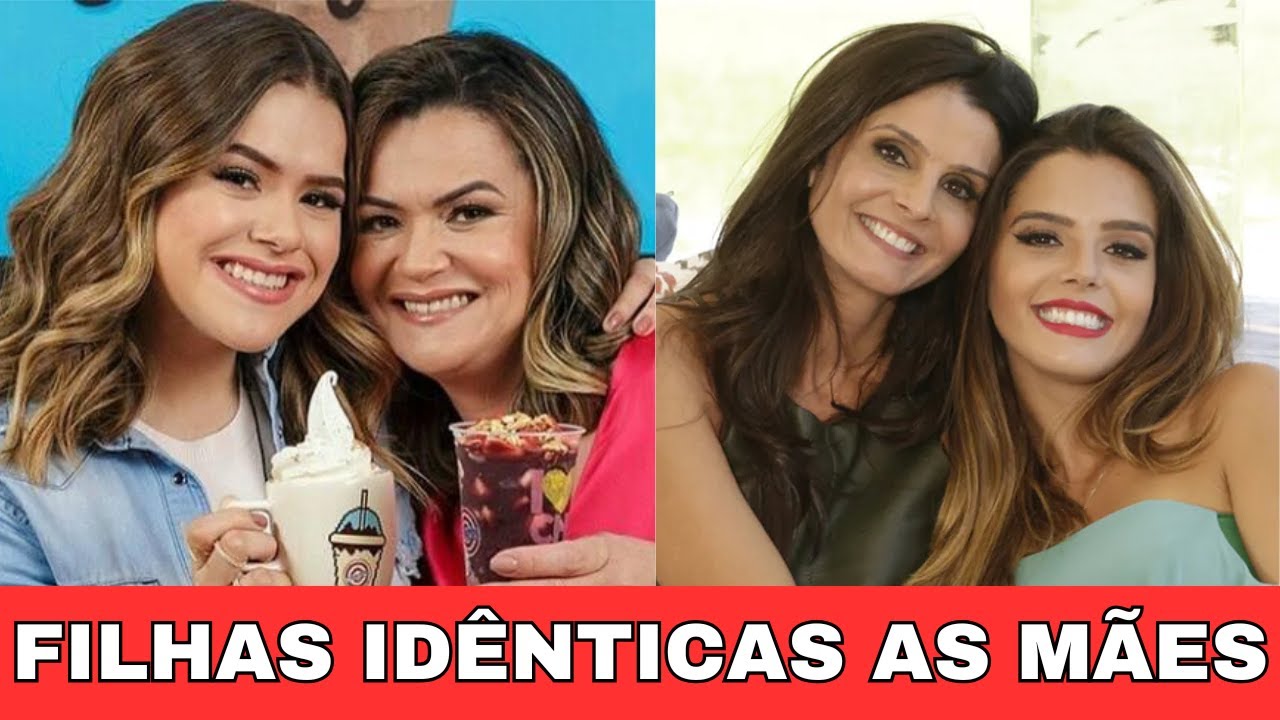 20 FILHAS QUE SÃO IDÊNTICAS AS SUAS MÃES FAMOSAS