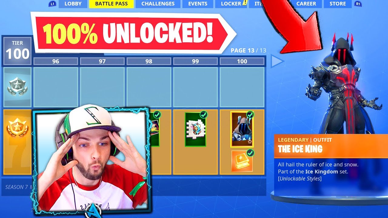 *NEW* SEASON 7 BATTLE PASS (100% UNLOCKED) - Fortnite: Battle Royale!