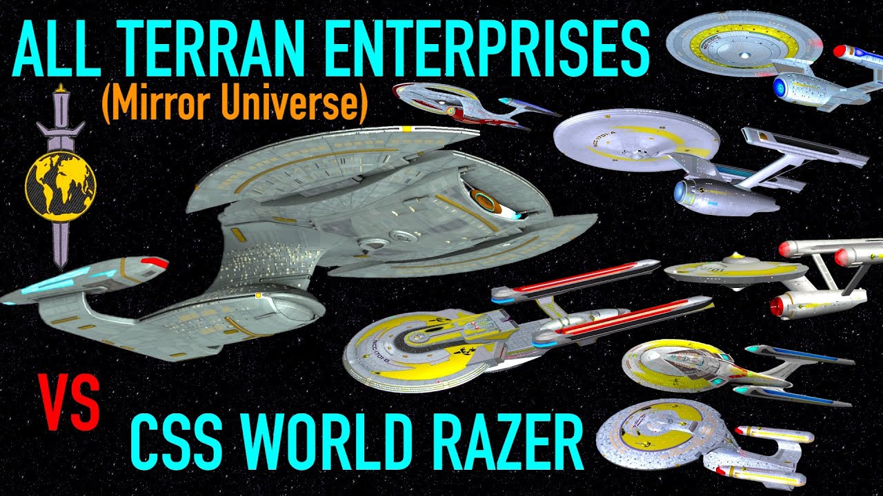 ALL Mirror Universe Enterprises VS CSS World Razer - Star Trek Starship Battles