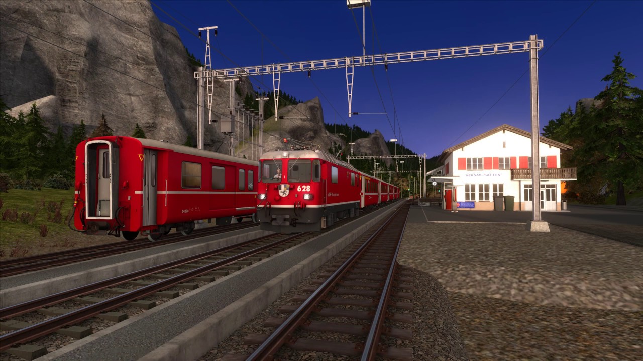 Let´s Test Train Simulator 2020 Die Surselva Linie