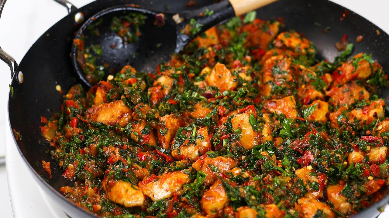 Super Delicious chicken & kale sauce