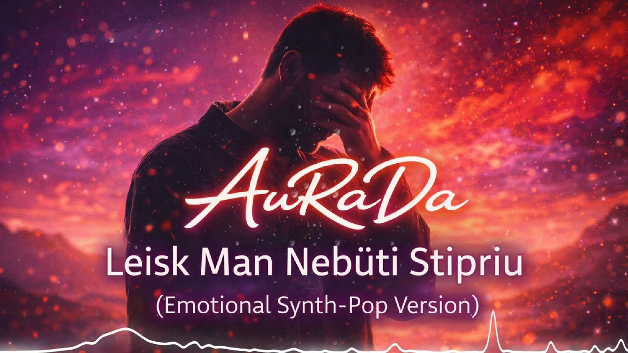 AuRaDa- Leisk Man Nebūti Stipriu (Emotional Synth Pop Version)