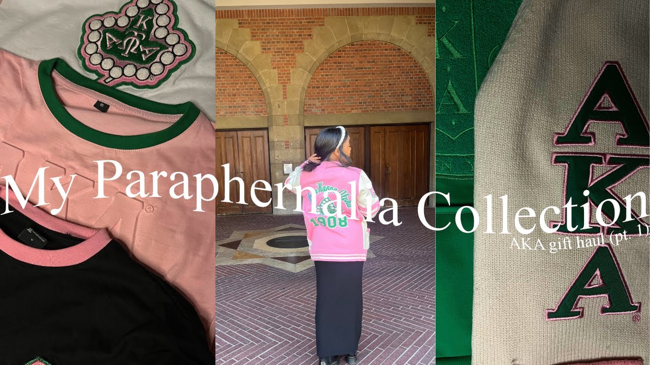 My AKA Paraphernalia Collection (Part 1) | AKA Gift Try-On Haul!