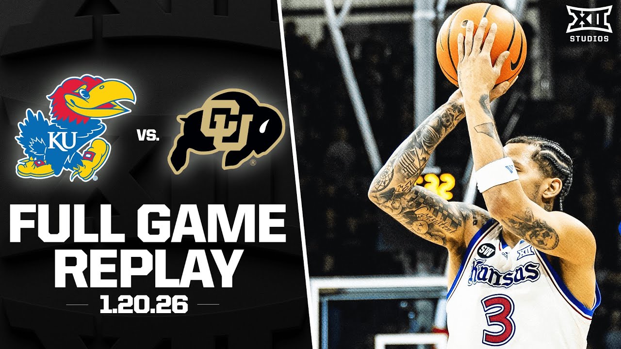 Kansas vs. Colorado Full Game Replay (1.20.26) | 2025-26 Big 12 Men's Basketball