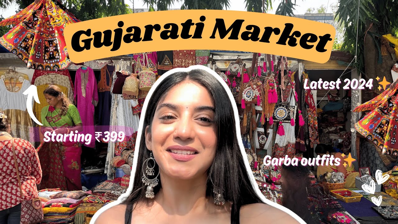 Hidden GUJARATI MARKET || Delhi || Janpath || Garba Outfits