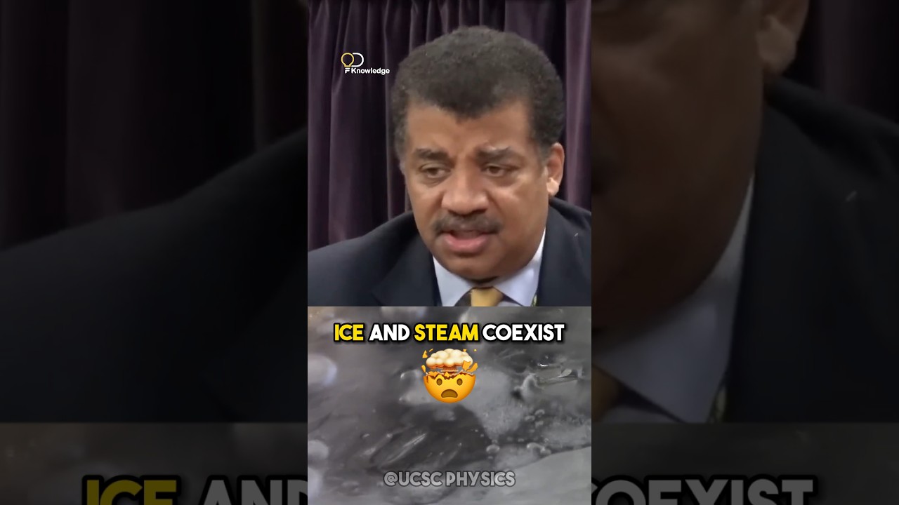 Can Water Be Liquid, Solid And Gas In The Same Time? Triple Point Of Water with Neil deGrasse Tyson
