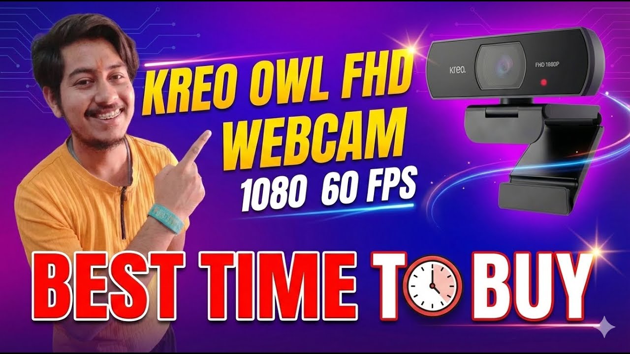 Why the Kreo Owl is the ONLY Webcam You Need in 2026! (1080p 60FPS)