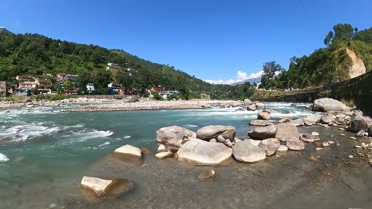 Agastmuni - Hills and Mandakini River awesome view Part-2 #agastmuni #kedarnath #harrier #roadtrip