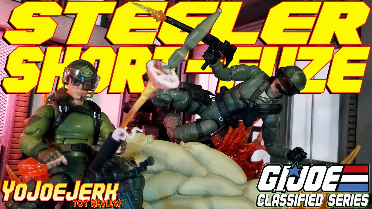 Обзор набора из 2 пистолетов-пулеметов G.I. Joe Classified Steeler и Short-Fuze!!!🔥
