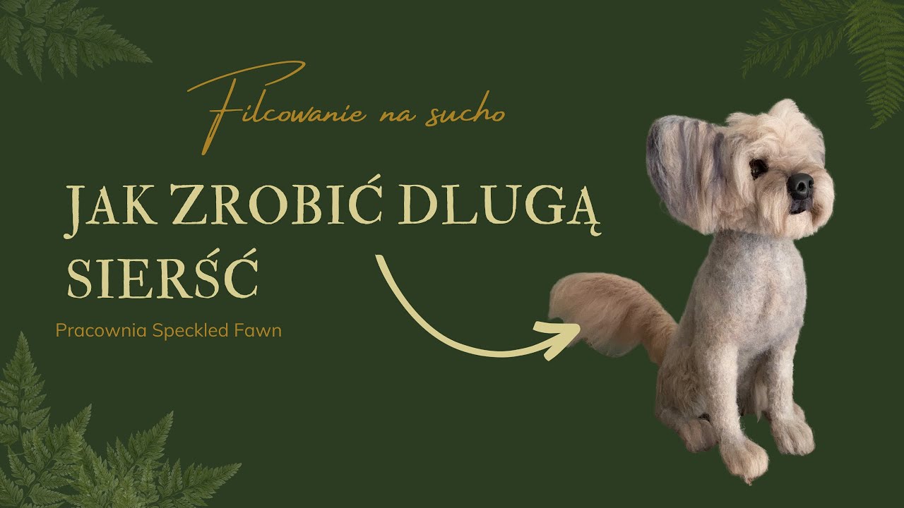 Filcowanie na sucho - jak zrobić długą sierść na ogonie