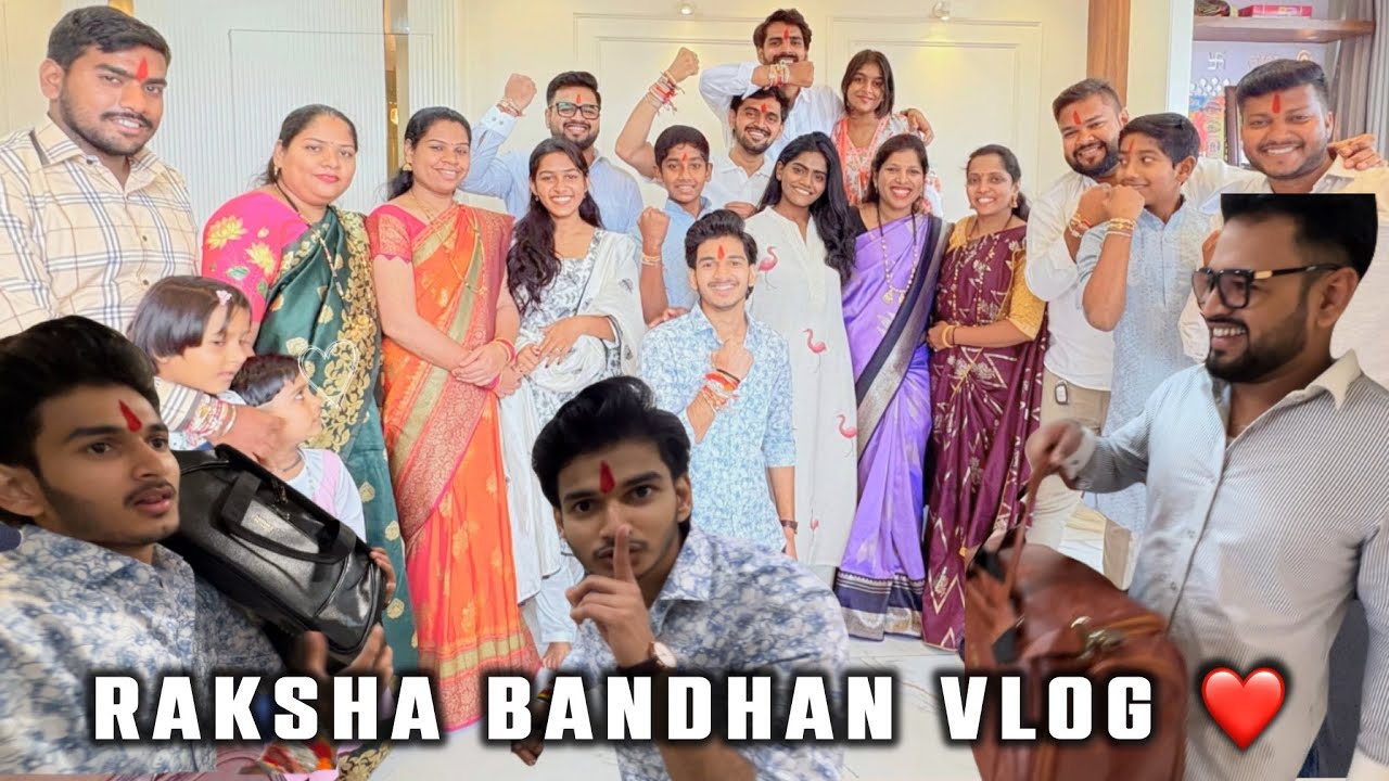 Raksha Bandhan Vlog | Madness Begins When Tilekar Cousins Unite ❤️😂 | Cousins Vlog | #RakhiSpecial ✨
